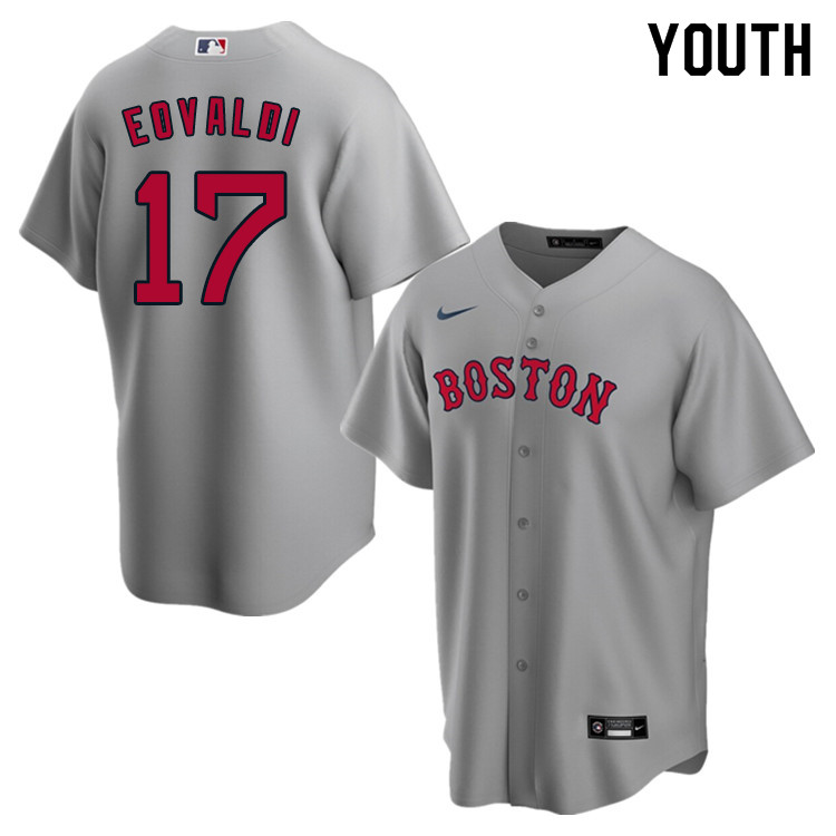 Nike Youth #17 Nathan Eovaldi Boston Red Sox Baseball Jerseys Sale-Gray